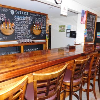 Fairfield Craft Ales - a bar with a chalkboard wall - Breweries Near Me - Stratford, Connecticut
