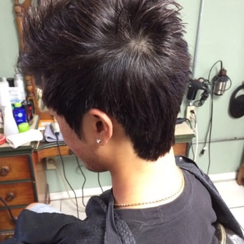 Espie's Hair Studio - His art on my head! Thanks Ricky! His first time pulling this off, and he did fantastic! - Hair Salons Near Me - Long Beach, California