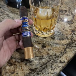 Cigar and whiskey Cigar and whiskey