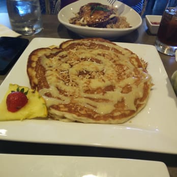 Moena Café - Banana Chantilly pancakes. Petite stack. - Cafes Near Me - Honolulu, Hawaii