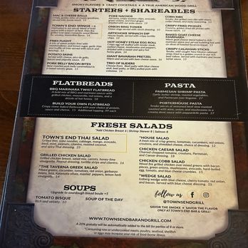 Town’s End Bar and Grill - Menu - Distilleries Near Me - Apple Valley, California