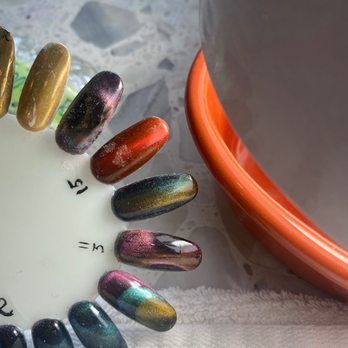 Savy Nail - Cat eye /galaxy colored Nails :)) - Nail Salons Near Me - Upland, California Savy Nail - Cat eye /galaxy colored Nails :)) - Nail Salons Near Me - Upland, California