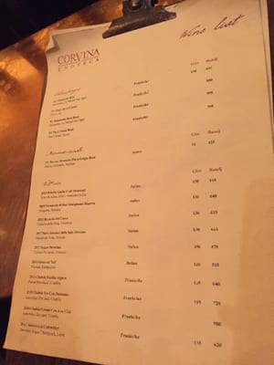 Menu photo 5 Corvina Enoteca Stockholm, AB