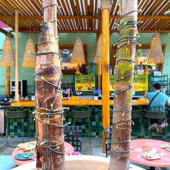 Tacolina - Festive bar seating too -- this is because things are packed here after sunset - Salad Near Me - Los Angeles, California