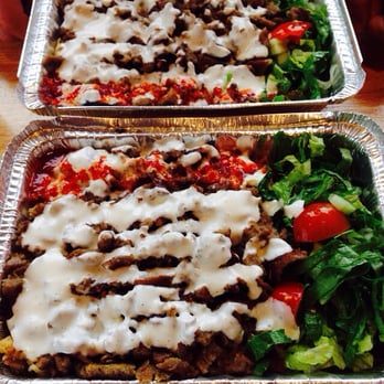 Halal Bros - Gyro (lamb) over rice $7.57 total - Middle Eastern Near Me - Austin, Texas Halal Bros - Gyro (lamb) over rice $7.57 total - Middle Eastern Near Me - Austin, Texas