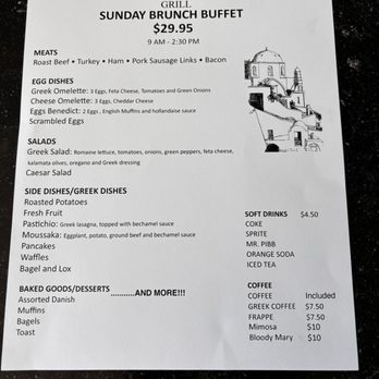 Stephens Grill - Sunday Brunch menu - Greek Near Me - Camarillo, California Stephens Grill - Sunday Brunch menu - Greek Near Me - Camarillo, California