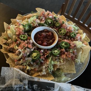 DownTown Pourhouse - GOATavern Nachos with beef - Bars Near Me - Plymouth, Michigan DownTown Pourhouse - GOATavern Nachos with beef - Bars Near Me - Plymouth, Michigan