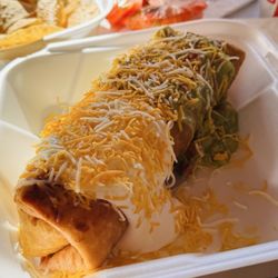 Desert Cave - Steak Burrito chimi style