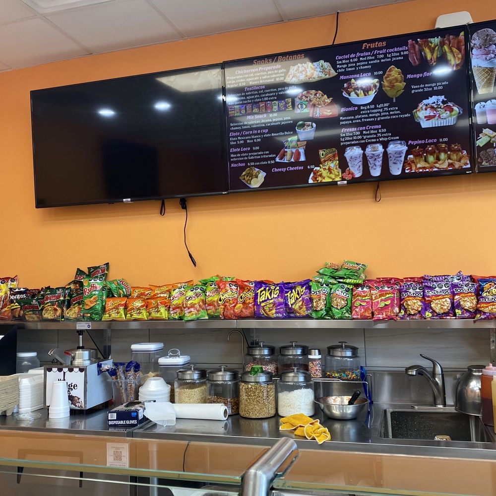 Los Mangos - the menu of the restaurant - Ice Cream & Frozen Yogurt Near Me - Austin, Texas