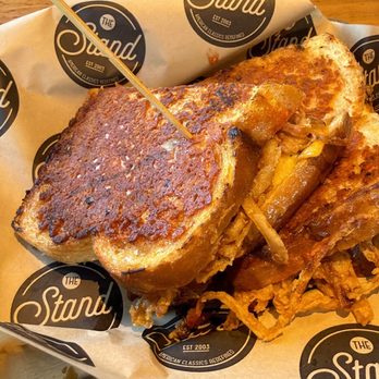 The Stand - American Classics Redefined - Grilled cheese with short ribs - American Near Me - San Jose, California