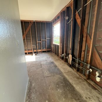 Master Demolition - Bathroom After demo - Demolition Services Near Me - Orange, California