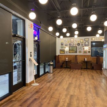 Cousteau's Waffle & Milkshake Bar  - Front entrance-seating - Waffles Near Me - St. Augustine Beach, Florida