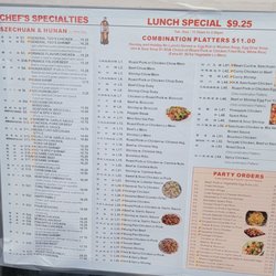HK Take Out Chinese Food - Menu