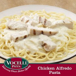 Vocelli Pizza - Pasta in single serving and family sizes.  We also have penne pasta too
