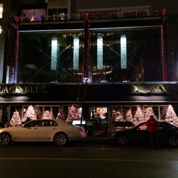 Black+Blue Vancouver - Exterior shot of the beautifully lit up holiday decor - Steakhouses Near Me - Vancouver, British Columbia Black+Blue Vancouver - Exterior shot of the beautifully lit up holiday decor - Steakhouses Near Me - Vancouver, British Columbia