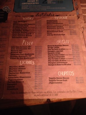Menu photo 2 Ruca Bar Santiago, RM