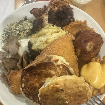 Shady Maple Smorgasbord - My random plate of food - Do-It-Yourself Food Near Me - East Earl, Pennsylvania