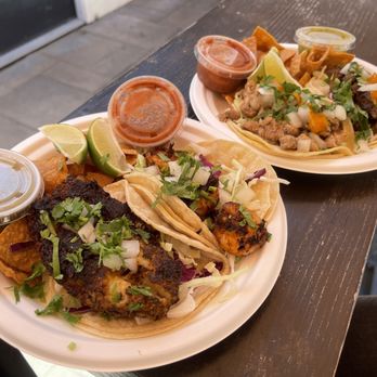 Rasta Taco - Blackened fish and blackened shrimp tacos. Jamaican Jerk Chicken Taco. Caribbean Carne Asada Taco. - Mexican Near Me - Laguna Beach, California Rasta Taco - Blackened fish and blackened shrimp tacos. Jamaican Jerk Chicken Taco. Caribbean Carne Asada Taco. - Mexican Near Me - Laguna Beach, California