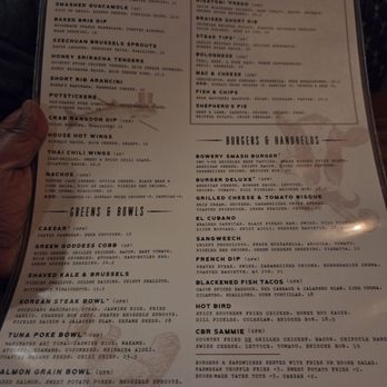 The Bowery Bar - New American Near Me - Boston, Massachusetts The Bowery Bar - New American Near Me - Boston, Massachusetts