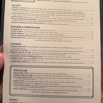 Charleston's - Menu - American Near Me - Tulsa, Oklahoma