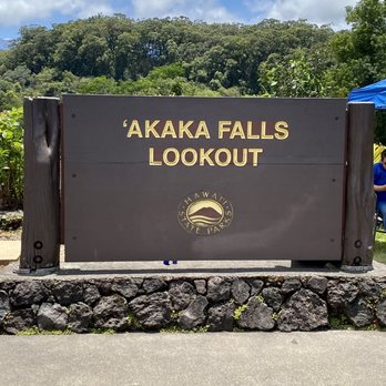Akaka Falls State Park - 06.04.21 sign next to the entrance of the trail - Parks Near Me - Honomu, Hawaii