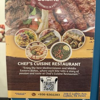 Chef’s Cuisine - Halal Near Me - Lufkin, Texas