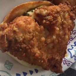 A chicken patty shaped like a heart, because who doesn't love CFA A chicken patty shaped like a heart, because who doesn't love CFA