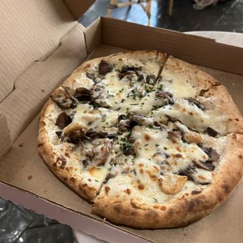 Dominique Ansel Marche - Truffle Mushroom pizza - would pass on this - French Near Me - Las Vegas, Nevada