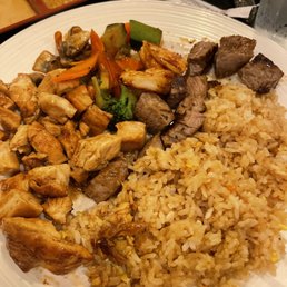 Chicken & Steak (med rare, but was more medium) hibachi