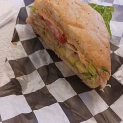 Counter Culture - Blanchard - Hot turkey melt on jalapeño sourdough.
