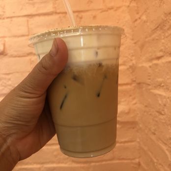 Whata Peach - Condensed milk latte with oatmilk - Juice Bars & Smoothies Near Me - Granada Hills, California