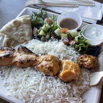 Luna Grill Rancho San Diego - Chicken Kabob Plate - Mediterranean Near Me - El Cajon, California Luna Grill Rancho San Diego - Chicken Kabob Plate - Mediterranean Near Me - El Cajon, California