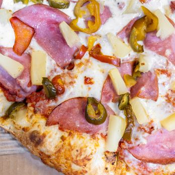 Pizza CasaMia - Three-Topping Pizza (part of $28 Cheese Bread, three-topping pizza & 2L Soda Deal) - Pizza Near Me - San Jose, California Pizza CasaMia - Three-Topping Pizza (part of $28 Cheese Bread, three-topping pizza & 2L Soda Deal) - Pizza Near Me - San Jose, California