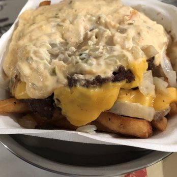 7th Street Burger Turtle Bay - Loaded fries. So good - Burgers Near Me - New York, New York