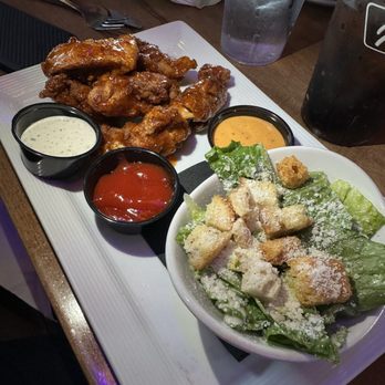 The Porch - Chicken tenders with Cesar salad - Cocktail Bars Near Me - Tempe, Arizona