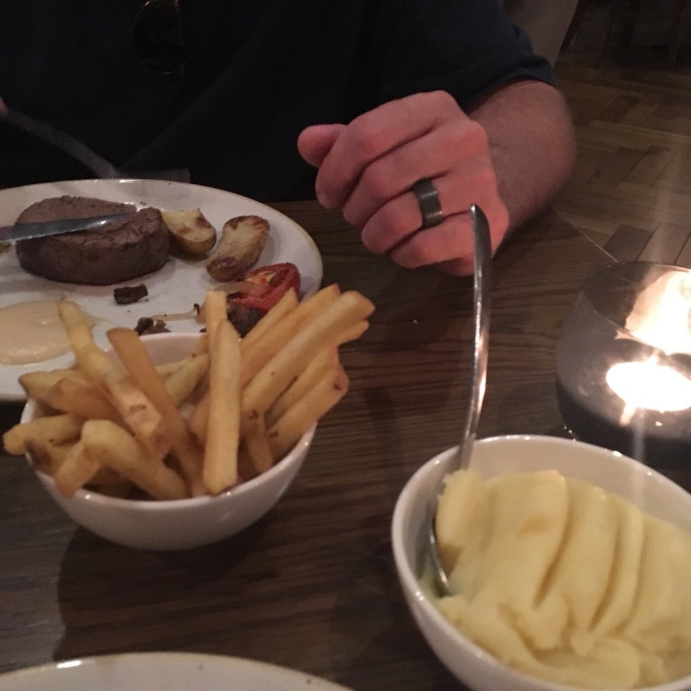 Mash and fries came as our sides