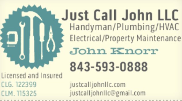 Slide of Just Call John