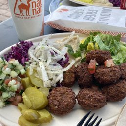 Falafel platter Falafel platter