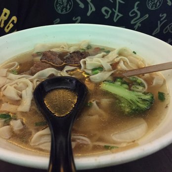 Everyday Noodles - Pork short rib noodle soup consommé - the noodles are good, but the soup was fatty (like the short ribs) and not particularly flavorful. - Chinese Near Me - Pittsburgh, Pennsylvania