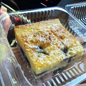 Belly Barbecue - Blueberry cornbread. Had to get a second piece to-go! - Barbeque Near Me - Folsom, California