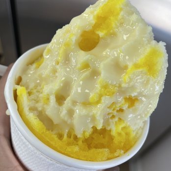 SnoCorner - My new favorite treat, "Cream". At the bottom, there's homemade ice cream. Condensed milk to top it off. Ice cream flavor all throughout. - Desserts Near Me - Long Beach, California SnoCorner - My new favorite treat, "Cream". At the bottom, there's homemade ice cream. Condensed milk to top it off. Ice cream flavor all throughout. - Desserts Near Me - Long Beach, California