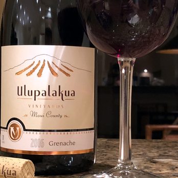 MauiWine - Estate Grenache (don't laugh, pairs well with shoyu chicken) - Wineries Near Me - Kula, Hawaii MauiWine - Estate Grenache (don't laugh, pairs well with shoyu chicken) - Wineries Near Me - Kula, Hawaii