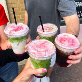 BREW Five Points - Strawberry fields matcha - Coffee & Tea Near Me - Jacksonville, Florida