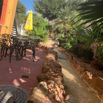 Casa Chapala - Downstairs outdoor water feature - Mexican Near Me - Bastrop, Texas