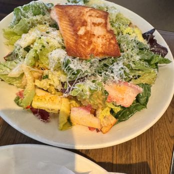 The Love - Caesar salad with salmon - New American Near Me - Philadelphia, Pennsylvania