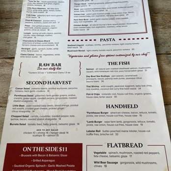 Farmhouse Restaurant - Regular menu - American Near Me - Newtown, Connecticut