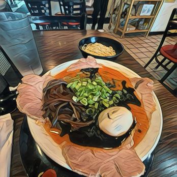 Hakata Ikkousha Ramen - This black garlic ramen looks like it came straight out of an anime and honestly, it tastes like it too. - Ramen Near Me - Torrance, California