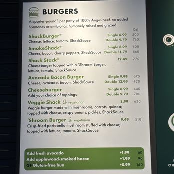 Shake Shack Mall of America - Menu - Burgers Near Me - Bloomington, Minnesota