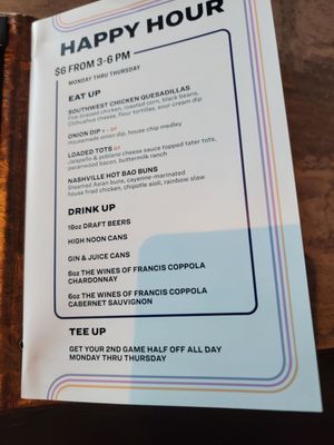 Menu photo 1 Puttshack Skokie, IL