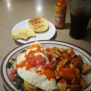 Denny's - Egg white veggie omelet with gluten free english muffin - Diners Near Me - Fountain Valley, California Denny's - Egg white veggie omelet with gluten free english muffin - Diners Near Me - Fountain Valley, California